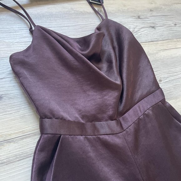 Reiss Womens Brown and Tan Jumpsuit - Picture 3 of 5